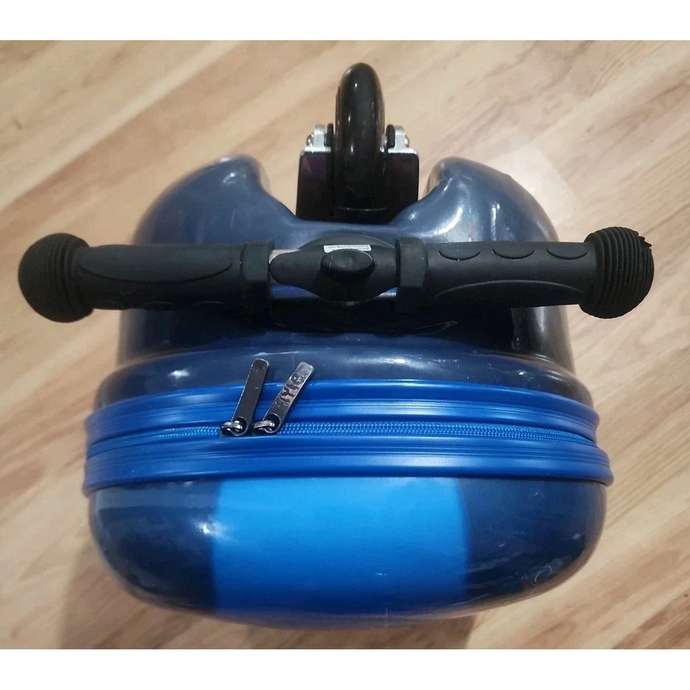 Zinc Flyte Shark Scooter Suitcase Children's Luggage carrying on vacation travel